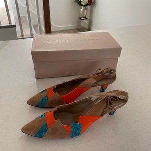 Georgina Goodman Khaki/Peach Spot